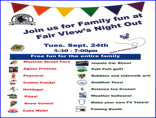Fair View Night Out Sept 24, 2019
